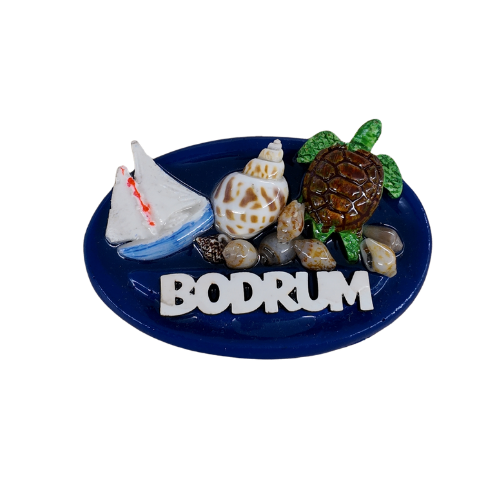 Bodrum Yelkenli Reçine Magnet