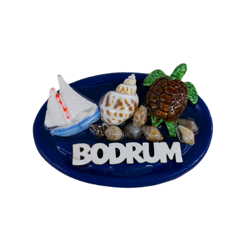 Bodrum Deniz Temalı Reçine Magnet